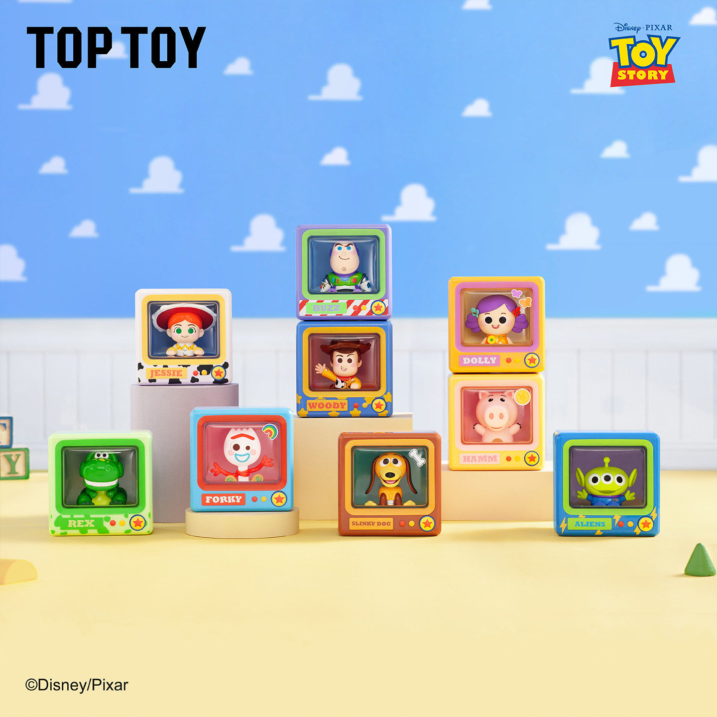 TOPTOY玩具总动员迷你电视机系列