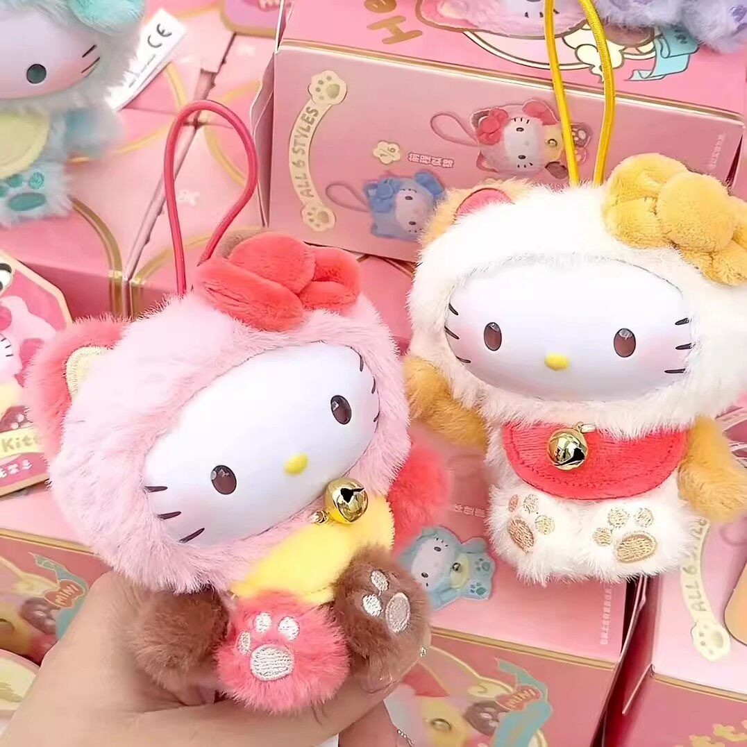 hellokitty喵喵赐福搪胶毛绒mini