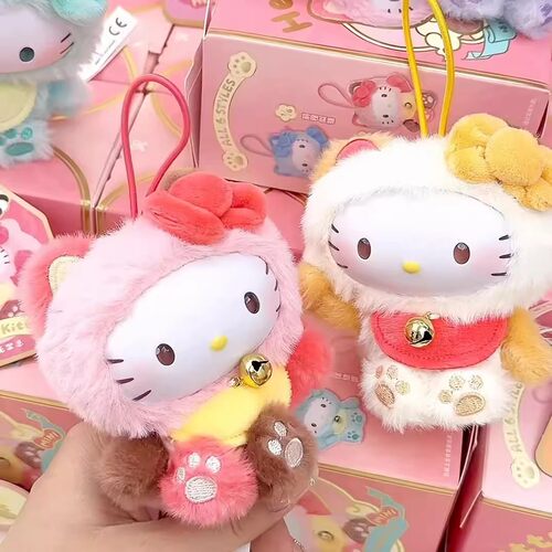 hellokitty喵喵赐福搪胶毛绒mini