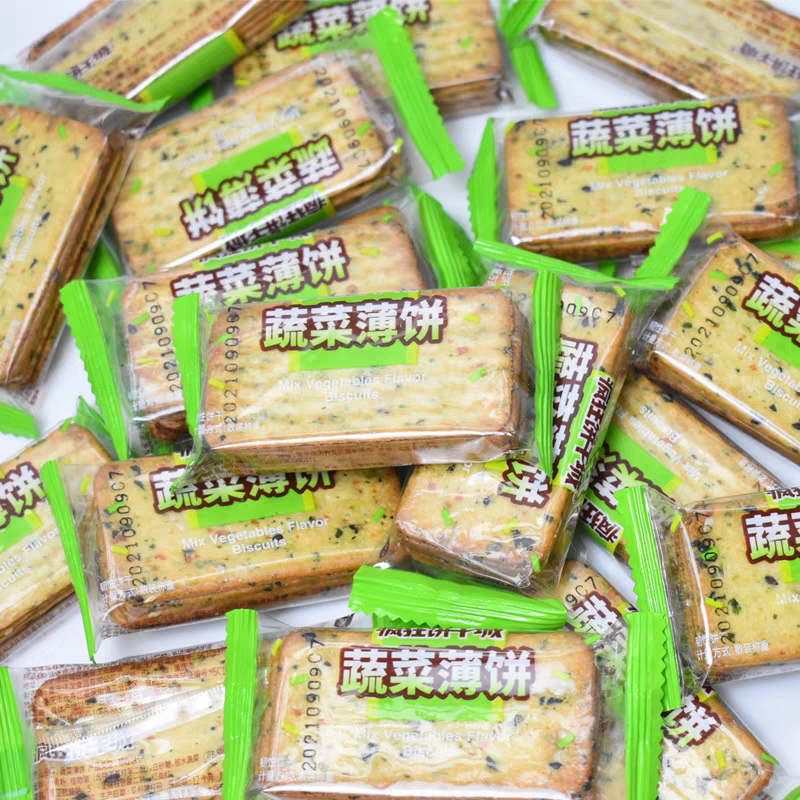 疯狂饼干城薄饼牛奶蔬菜香葱巧克力芝士牛肉饼干独立小包装小饼干
