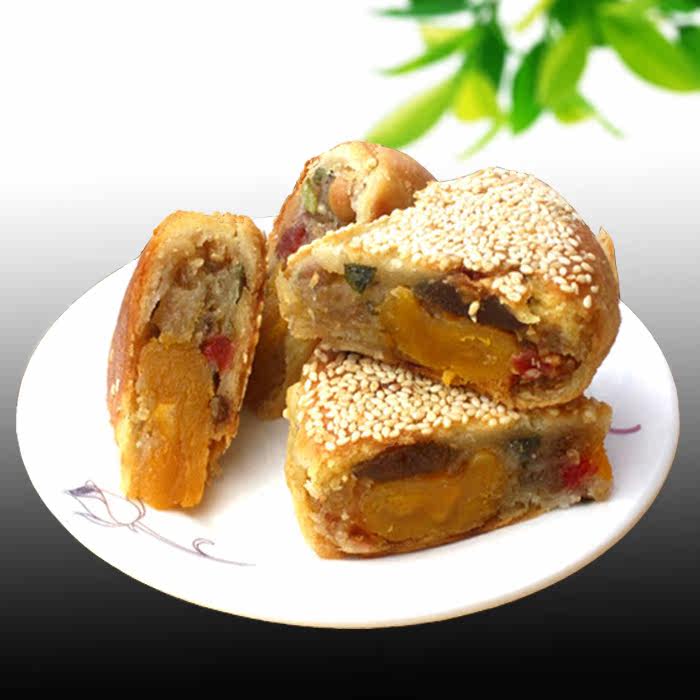 温州特产苍南手工桥墩大月饼芝麻鲜肉蛋黄五仁多口味礼盒装送礼饼