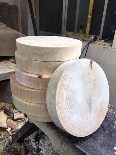 柳木菜板圆形家用整木实木菜墩商用砧板加厚