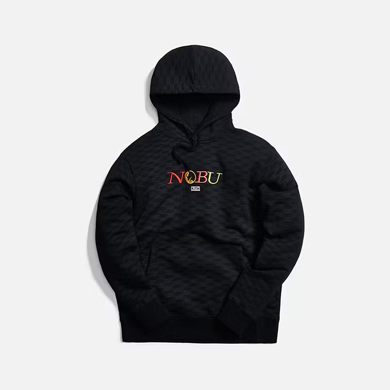 KITH X NOBU成人联名限定棉质满印连帽卫衣【正品现货】