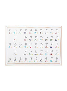 MUJI/无印良品日语假名海报