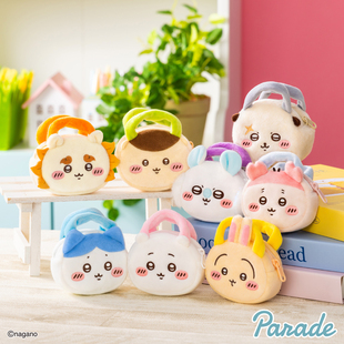 chiikawa吉伊卡哇毛绒挎包乌萨奇小八吉伊迷你耳机包手提包