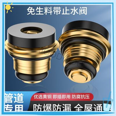 免生料带带止水阀垫片黄铜四分角阀水龙头通用防漏防爆耐高温