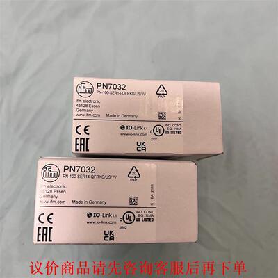 ifm压力计PN7032，全新没有使用过，实物请见下图，单价