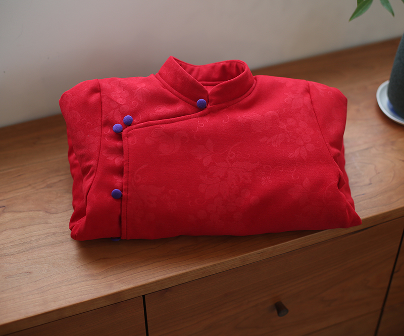 外婆家中性冬季复古拜年服