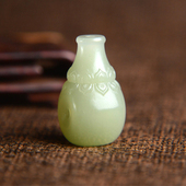 和田玉三通文玩配饰青白玉三通佛头金刚菩提高端手串diy配件 包邮