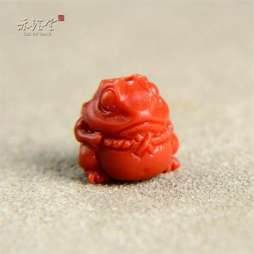 南红玛瑙背云金蟾挂件男女款天然