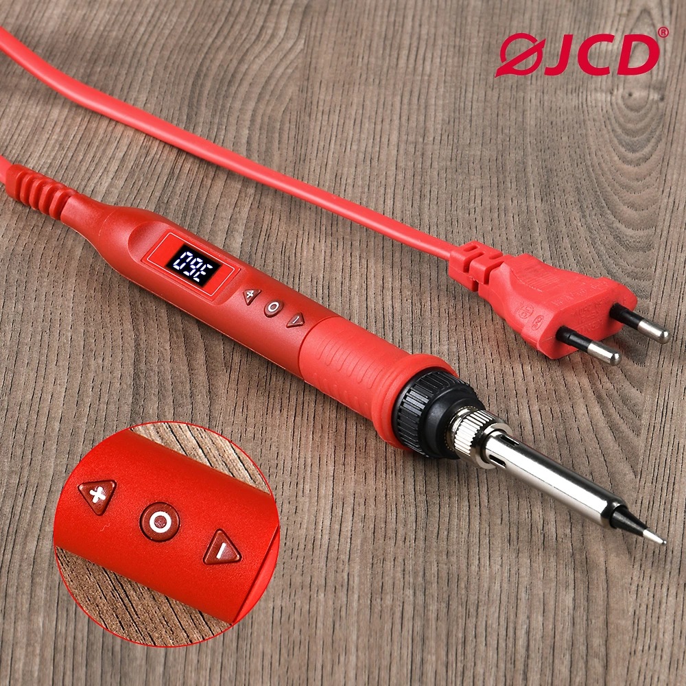 JCD908U 80W液晶可调温电烙铁 恒温烙铁 220V烙铁套装 工具