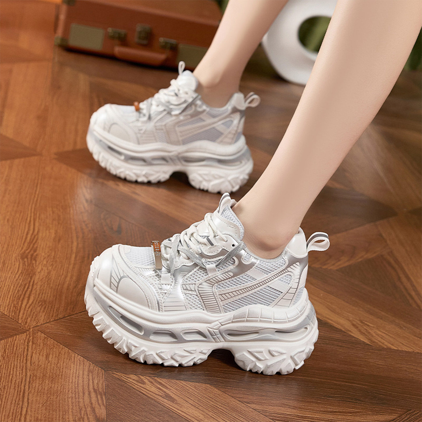 复古老爹鞋女2026新款春季欧洲站内增高女鞋厚底松糕运动休闲鞋女,女鞋,老爹鞋,淘宝优惠券,粉丝福利购,淘宝优惠卷