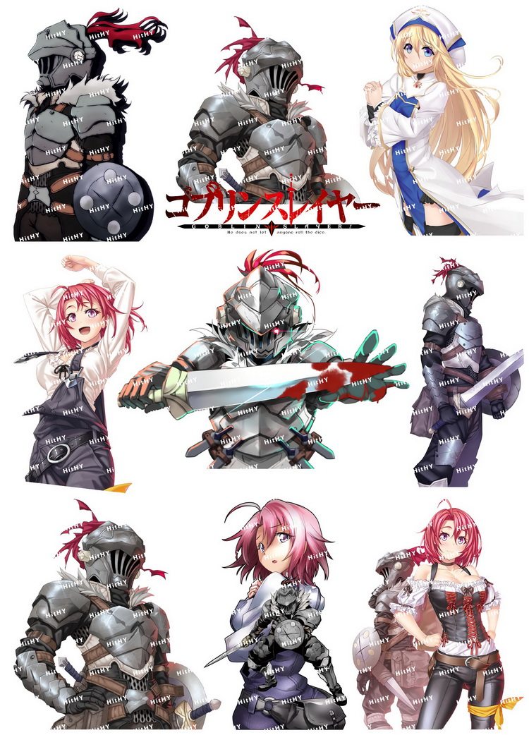 小号f0311-02哥布林杀手卡通动漫笔记本电脑旅行拉杆箱防水贴纸