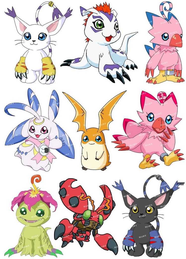 小号数码宝贝暴龙卡通动漫贴纸