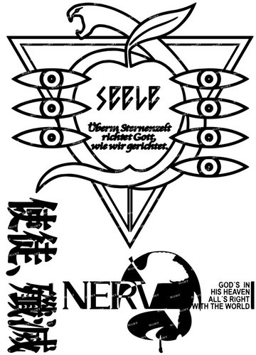 大号新世纪福音战士eva动漫贴纸