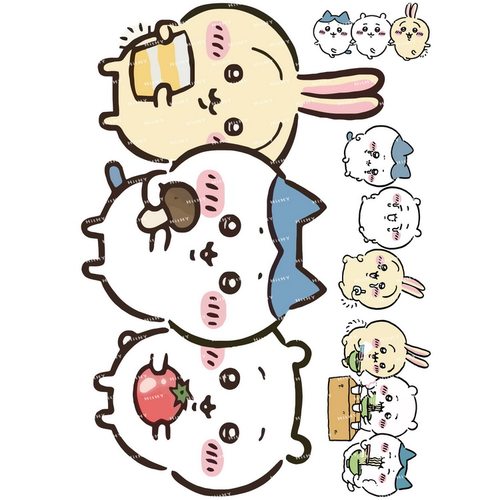 chiikawa乌萨奇大张行李箱贴纸