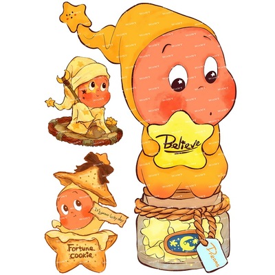 我们都是星星人泡泡马特动漫贴纸