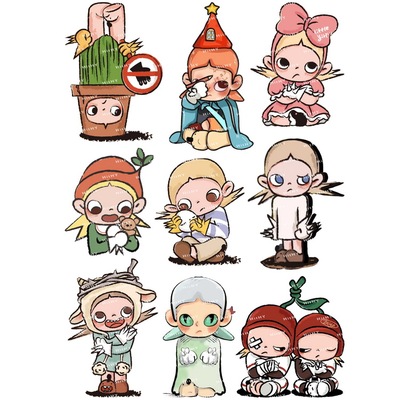 zsiga泡泡马特动漫潮牌行李贴纸