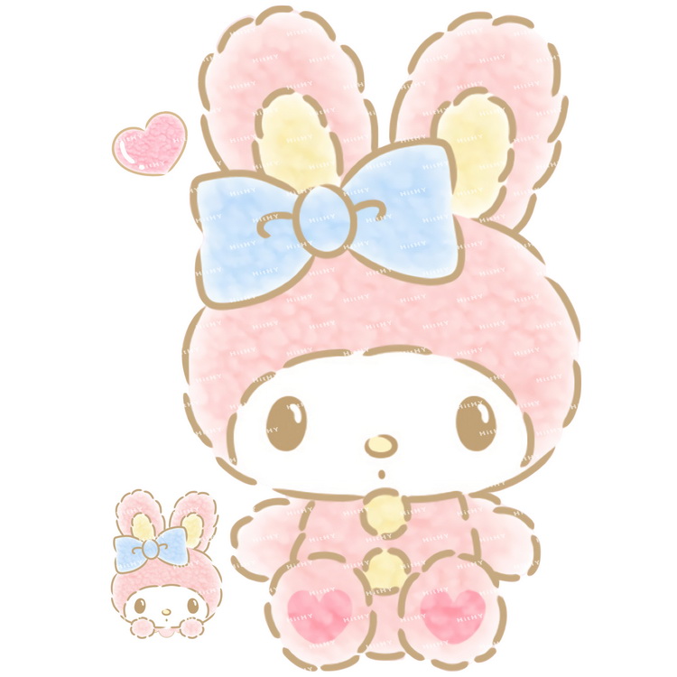 美乐蒂mymelody卡通行李箱贴纸