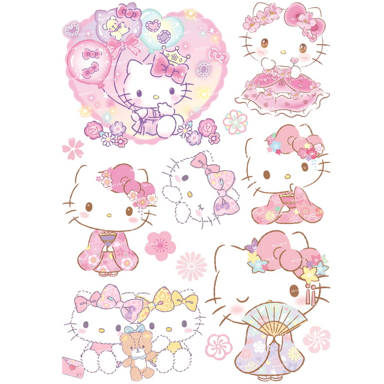 动漫hellokitty凯蒂猫卡通贴纸
