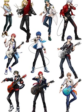 大号F0408-01 ARGONAVIS from BanG Dream手机吉他旅行行李箱贴纸