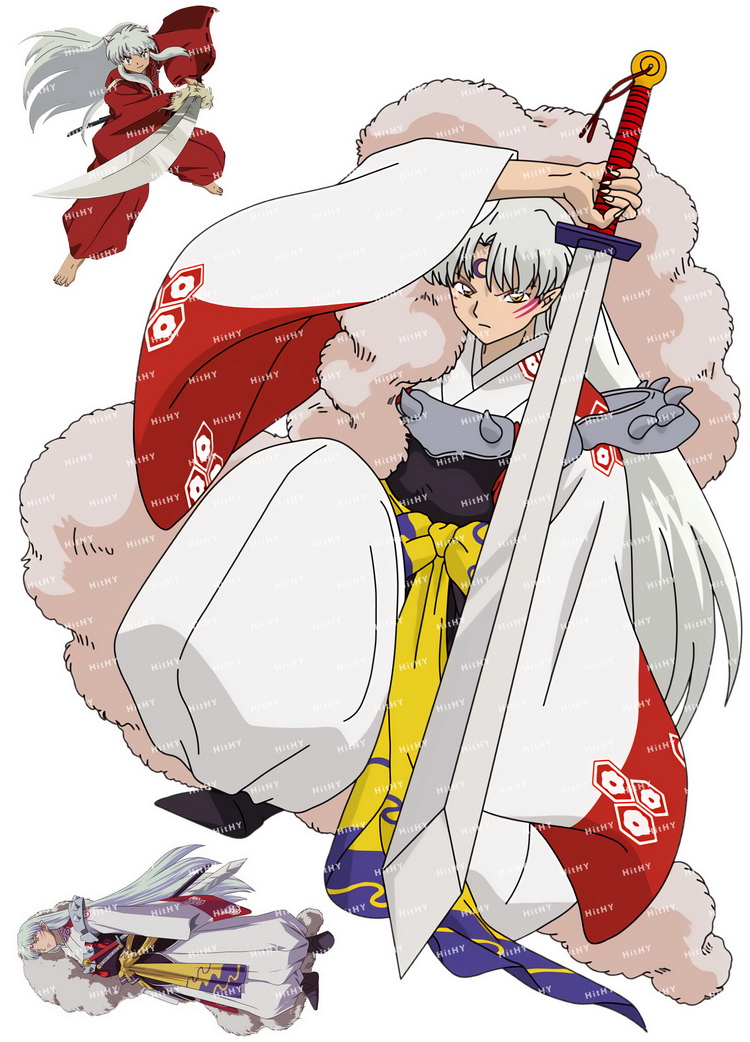 大号犬夜叉卡通动漫吉他旅行贴纸