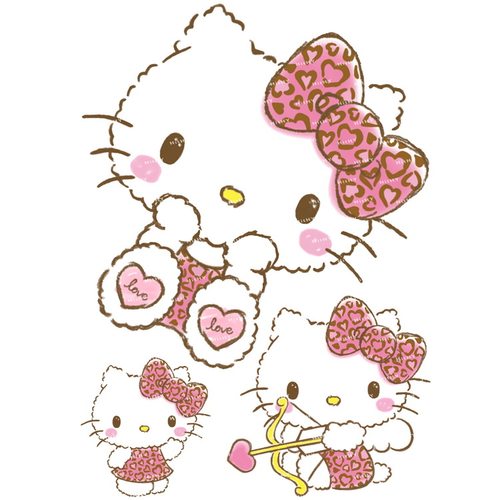 HELLOKITTY贴纸可爱动漫电脑萌
