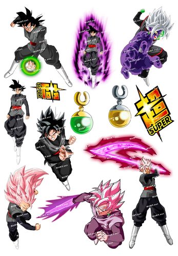 大号F0080-41龙珠超DRAGON BALL卡通动漫笔记本旅行拉杆箱贴纸