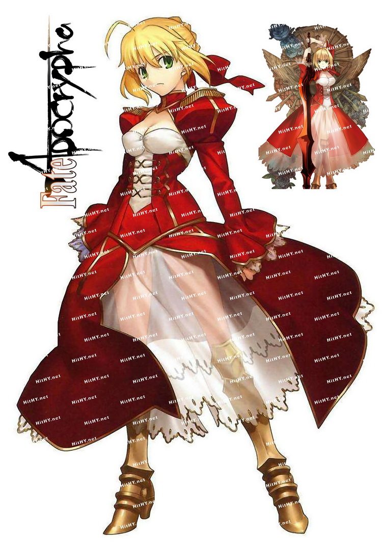 小号f0278-13fate/extra尼禄.克劳狄乌斯动漫电脑手机旅行箱贴纸