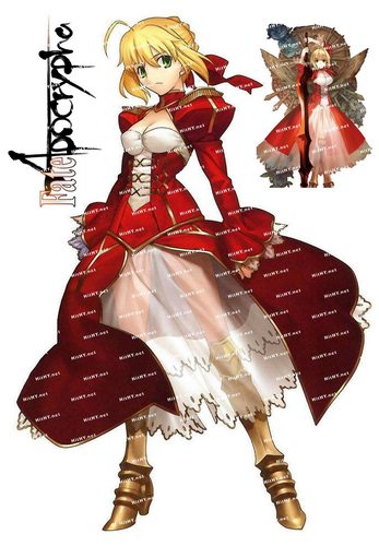 fate尼禄动漫电脑手机旅行箱贴纸