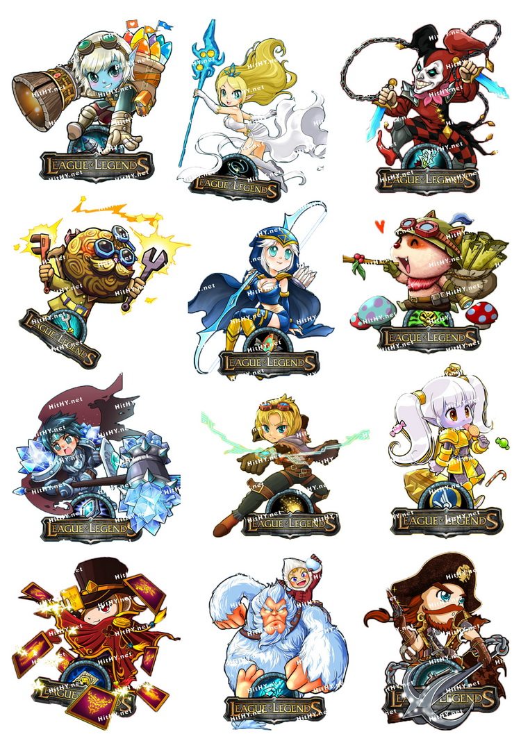 大号F0098-02英雄联盟LOL-游戏动漫-笔记本贴纸 电脑旅行箱贴纸
