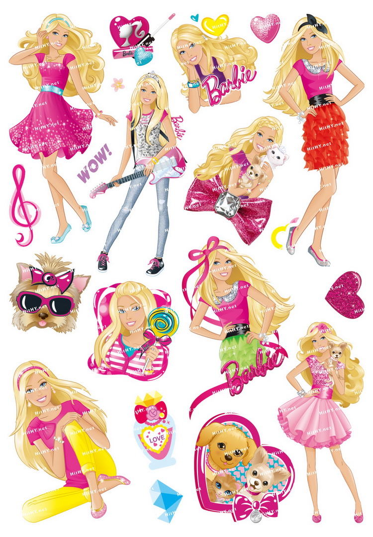 娃娃卡通动漫笔记本电脑死飞贴纸