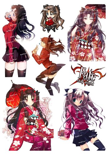 大号动漫电脑手机拉杆箱贴纸