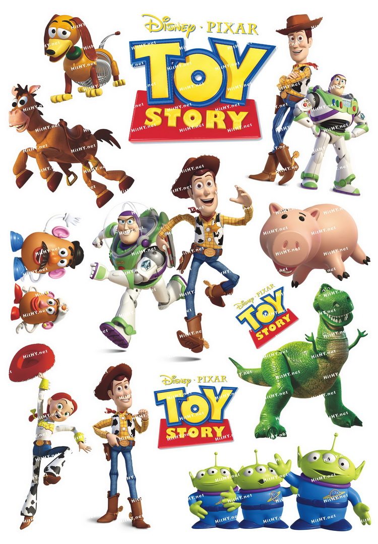 大号f0006-01玩具总动员巴斯光年胡迪迪士尼卡通笔记本旅行箱贴纸