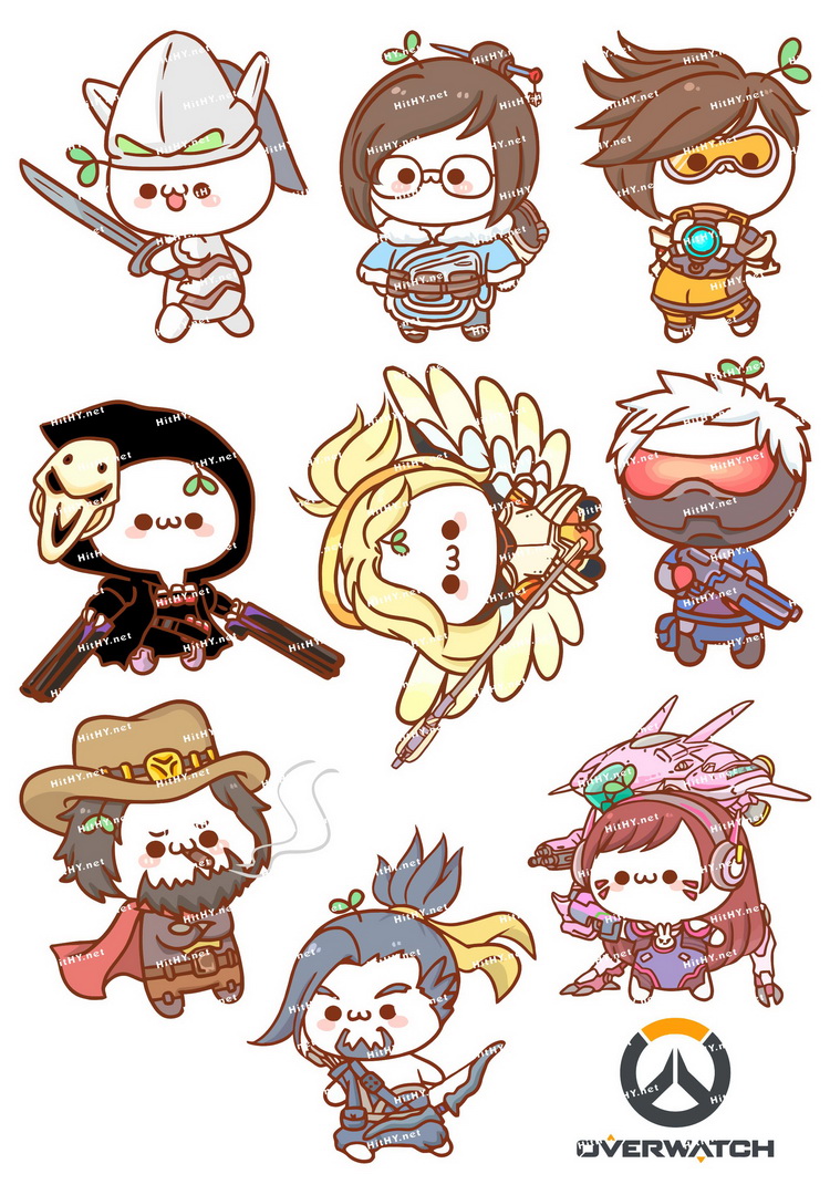 大号动漫笔记本电脑手机贴纸防水