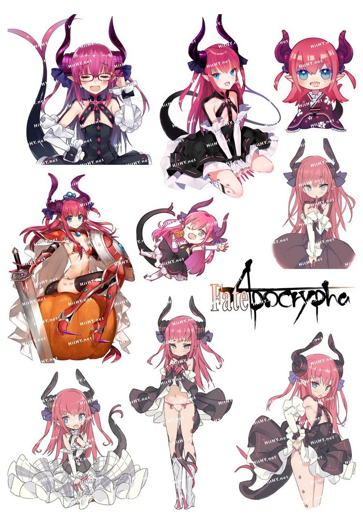 大号动漫电脑手机旅行拉杆箱贴纸