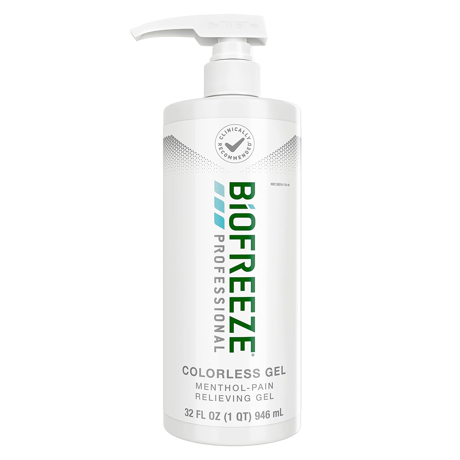 美国直邮Biofreeze Professional缓解酸痛薄荷醇凝胶疼痛946ML/瓶