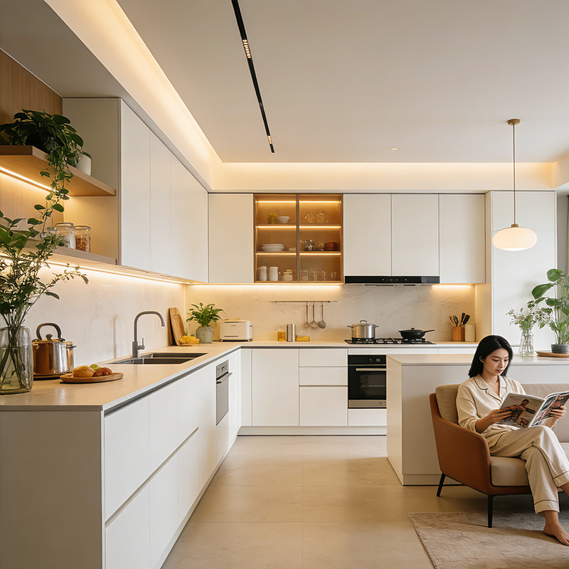 盛铝全铝整体橱柜定制现代简约石英石台面铝合金厨房橱柜零甲醛,全屋定制,整体厨柜,淘宝优惠券,粉丝福利购,淘宝优惠卷