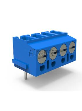 LG300R-5.0-2P/3P Elinker 5.0蓝色弯针拼接式端子 联捷 厂家