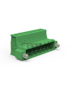 LC10M-5.08 Elinker 5.08绿色两边带法兰对插式PCB端子 2-24P  UL
