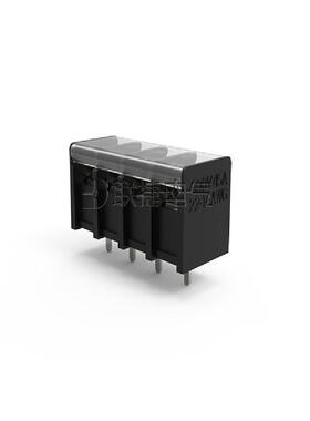 LW2C-8.25 Elinker 8.25间距带透明防尘盖 黑色栅栏式端子 厂家