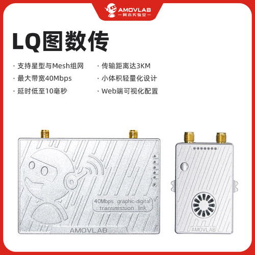 无人机图数传模块远距离高带宽