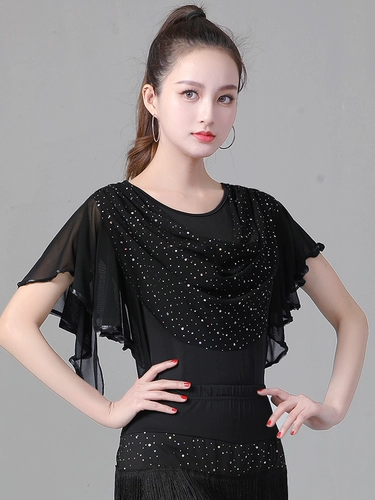 Современные танцевальные костюмы новые топы латинские танце