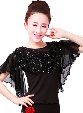 服装新款短袖交谊拉丁舞