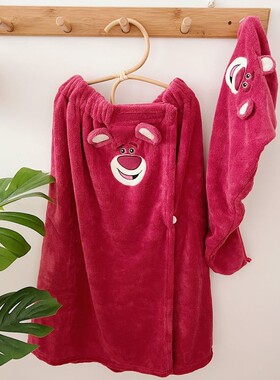 Bath skirt, shower cap, home bathrobe, bath towel浴袍