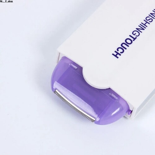 Portable household electric shaver for women's hair removal
