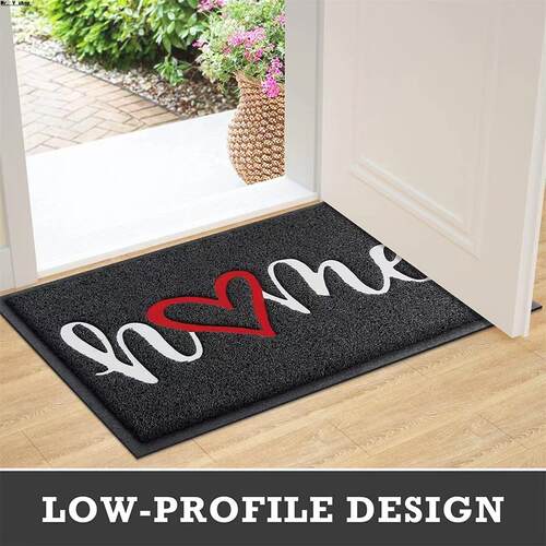 Silk ring carpet door mat rubbing against soil Silk ring mat