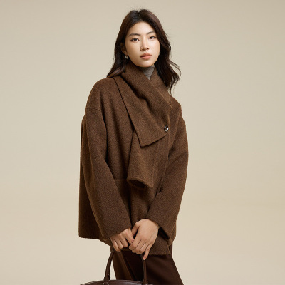 Autumn and winter double-sided woolen coat, women's coat大衣