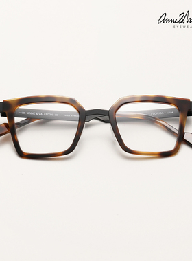 ANNE & VALENTIN 法国设计 超薄板材+金属 男女手工眼镜 FLORIDA