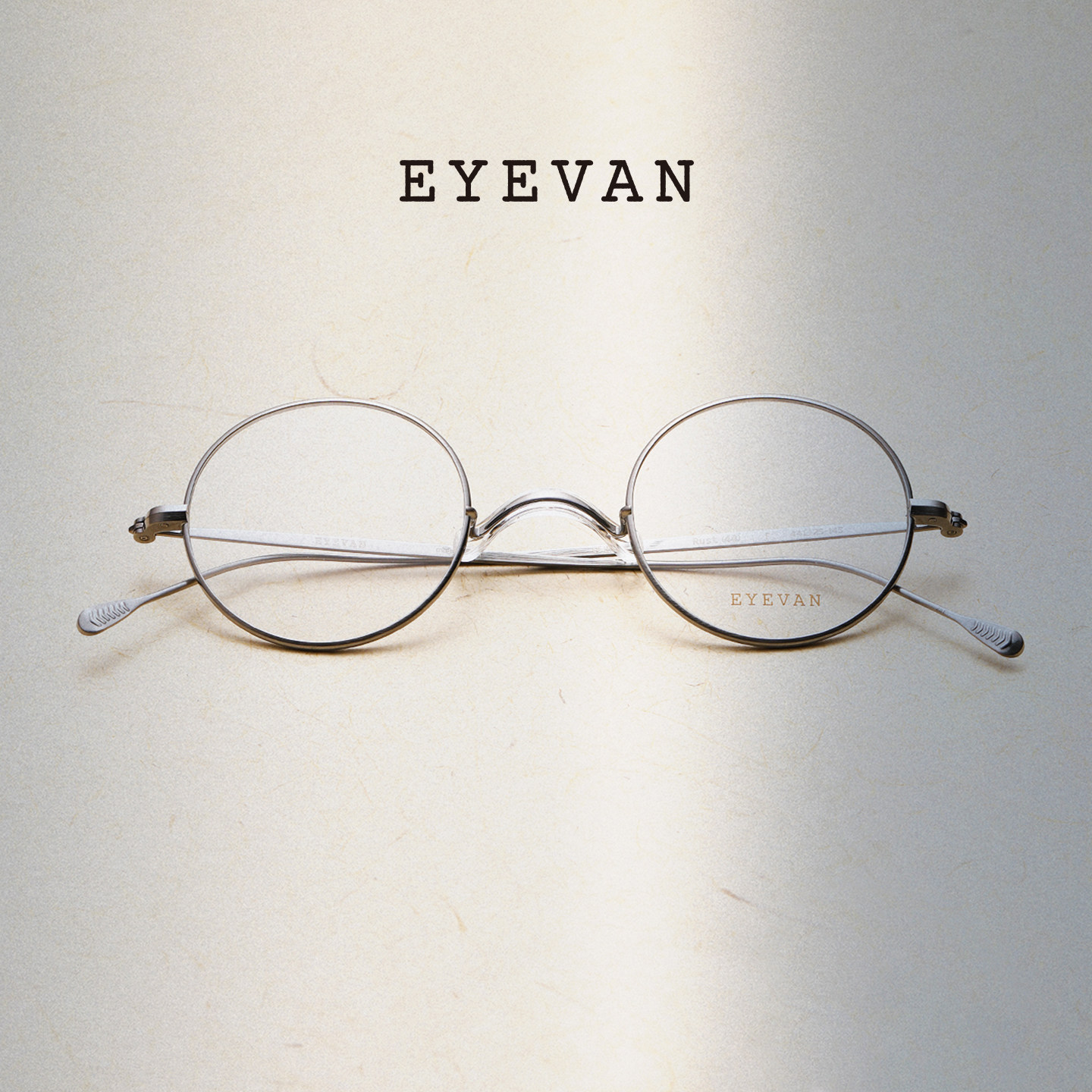 EYEVAN 钛金属日本手工眼镜框 一山鼻托 日式圆框 RUST